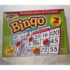 Multiplication & Division Bingo Educational Math Games